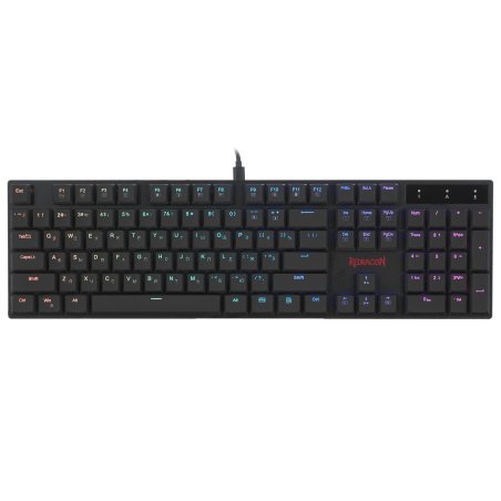 Клавиатура проводная Redragon Apas, USB, черный
