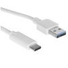 Кабель Bion USB 3.0 AM to Type-C cable (AM/CM), 1 m, белый. 5 Gbит/с . 3A (36W)