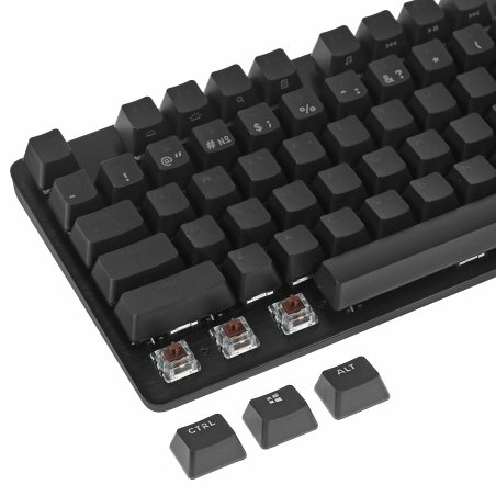 Клавиатура проводная Logitech Gaming Keyboard G413 TKL SE Mechanical - RUS - USB - TACTILE SWITCH черный