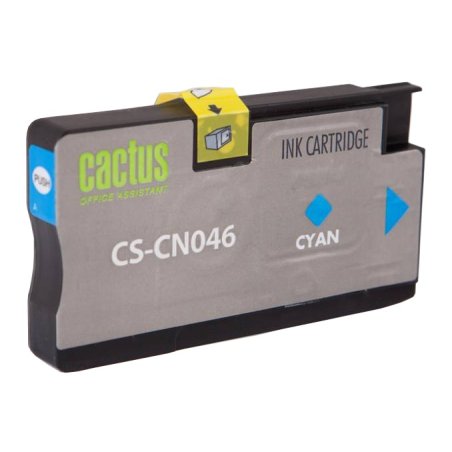 Картридж струйный Cactus CS-CN046 №951 голубой (26 мл) для HP OfficeJet 251dw Pro, 276dw Pro, 8100 Pro, 8100e, 8600 Pro (N911a), 8600 Pro Plus (N911g), 8610 Pro (A7F64A), 8615 Pro, 8616 Pro, 8620 Pro