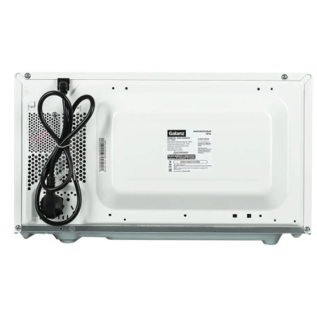 Микроволновая печь Galanz MOS-2002MW белый, 20 л, 700 Вт, переключатели - поворотный механизм