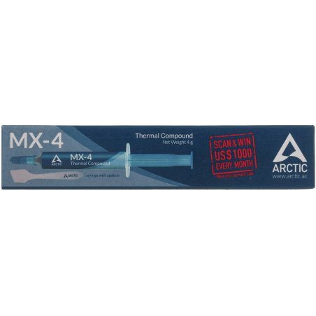 Термопаста Arctic MX-4 Thermal Compound 4-graмм with spatula (ACTCP00031B)