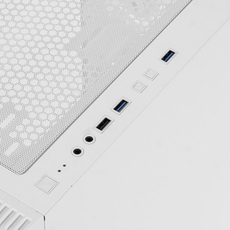 Компьютерный корпус 1STPLAYER TRILOBITE T3 белый/mATX, TG/4x 120мм LED fans inc./T3-WH-4F1-W