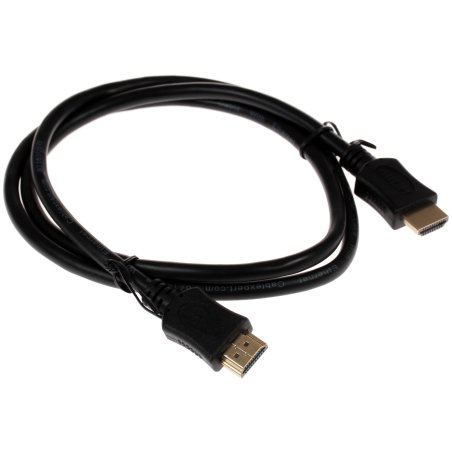 Кабель Cablexpert HDMI CC-HDMI4L-1M, 19M/19M, v2.0, серия Light, позол.разъемы, экран, 1м, черный, пакет
