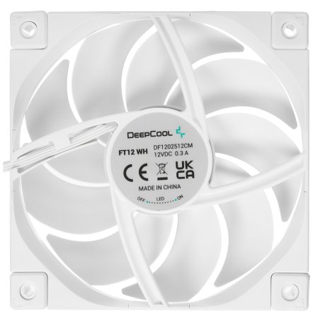 Вентилятор для корпуса Deepcool FL12R Wh Reverse ARGb 120х120x25 белый 4-pin 33.9дБ (R-FL12R-WHAPN1-G)