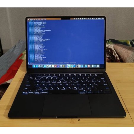 Ноутбук Apple MacBook Air A3240 голубой MC6U4HN/A M4 10 core 16Gb SSD 512Gb/10 core GPU 13.6" Liquid Retina (2560x1664) macOS WiFi BT Cam