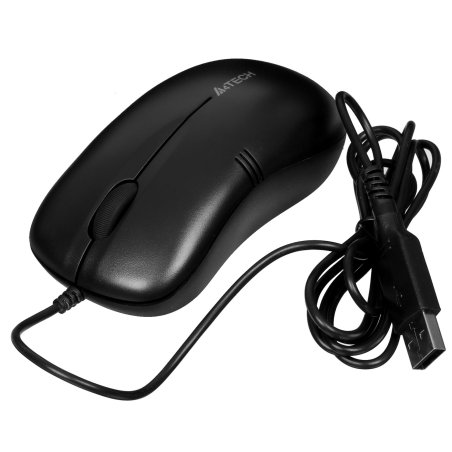 Мышь проводная A4Tech OP-560NUS черный, 1200 dpi, USB, кнопки - 3