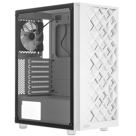 Компьютерный корпус Azza Spectra белый без БП ATX 7x120мм 2x140мм 2xUSB 2.0 1xUSB 3.0 audio bott PSU