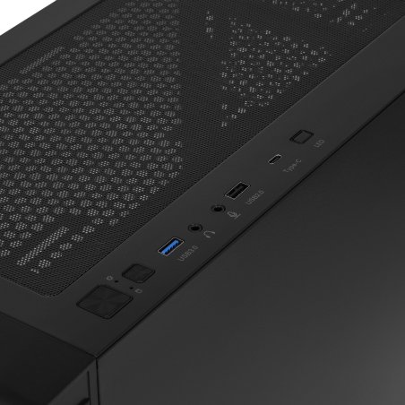 Компьютерный корпус Bloody BD-CC115 черный без БП ATX 8x120мм 1xUSB 2.0 1xUSB 3.0 audio bott PSU