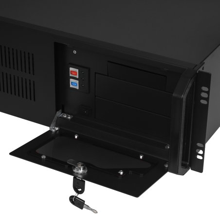 Серверный корпус ExeGate EX293561RUS Pro 4U450-26/4U4020S (RM 19", высота 4U, глубина 450, БП 1000ADS, USB)