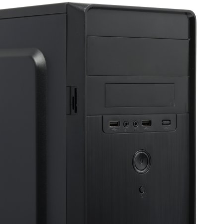 Компьютерный корпус Minitower ExeGate EX286412RUS BA-309 (mATX, без БП, 2хUSB, HD аудио, черный)