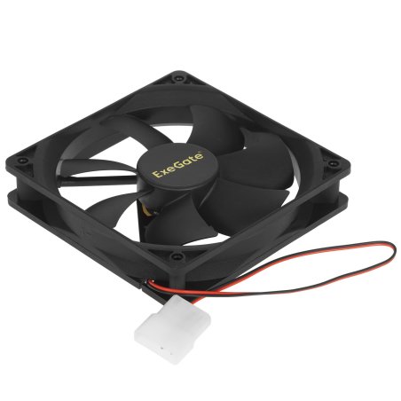 Вентилятор для корпуса ExeGate ExtraPower EP12025SM черный, 120 мм, 1800 об/мин, 28 дБ, 2 pin