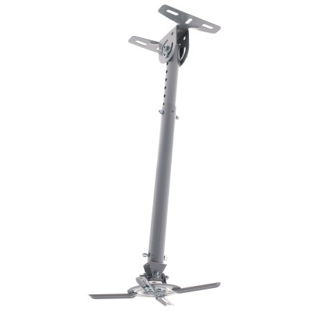 Крепеж Wize WPA-S серебро Универсальное комплект для проектора, длина штанги 36-46 см, наклон +/- 15°, поворот +/- 15°, до 12 кг, 260х260