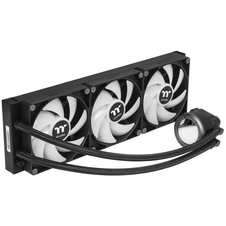Система водяного охлаждения Thermaltake TH420 V2 ARGb Soc-AM5/AM4/1151/1200/1700 черный 4-pin 34.7dB Al+Cu Ret (CL-W376-PL14SW-A)