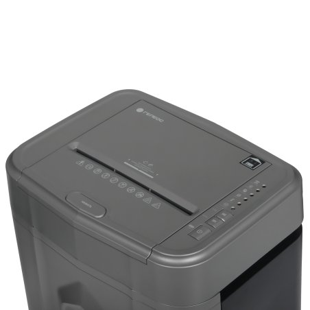 Шредер Heleos АП23-5 серый/серебристый с автоподачей (секр.P-5) фрагменты 145лист. 23лтр. скрепки скобы пл.карты