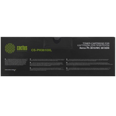 Картридж лазерный Cactus CS-PH3610XL (106R02732) черный (25300 стр.) для Xerox Ph 3610/WC 3615DN