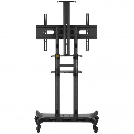 Стойка для телевизора с кронштейном ONKRON TS1881 50"-86", мобильная, белый