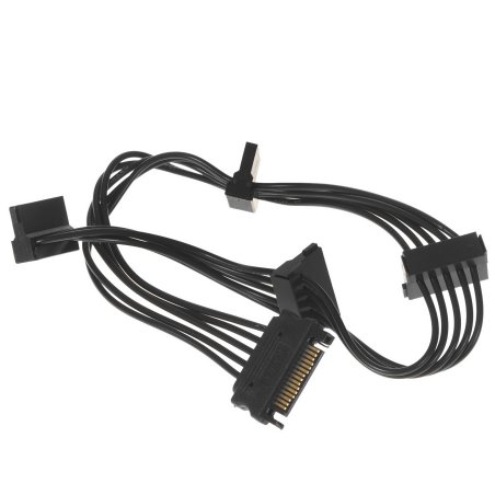Кабель Cablexpert Кабеля питания SATA, 4x15pin(M)/15pin(F), 40см (CC-SATAMF-03)