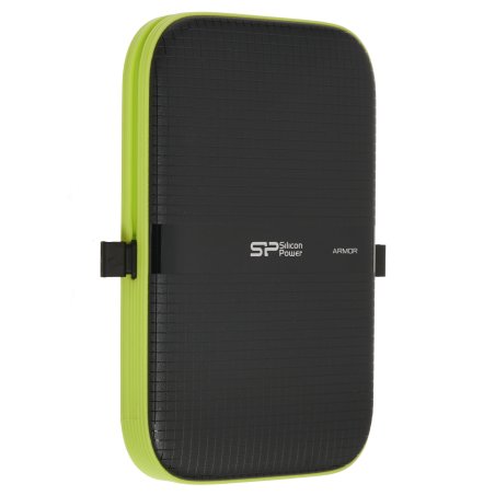 Внешний HDD Silicon Power USB 3.0 4Tb SP040TBPHDA60S3K A60 Armor 2.5" черный/зеленый