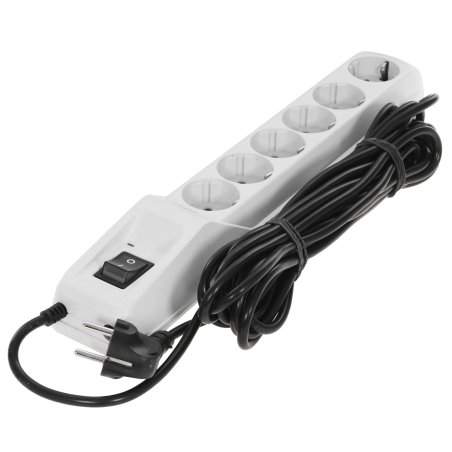 Сетевой фильтр Pilot L (GP) 174 7м (6 розеток) белый (коробка)