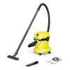 Строительный пылесос Karcher WD 2 V-15/4/18 желтый, 180/1000 Вт, уборка сухая/влажная, пылесборник мешок/контейнер, 15 л