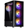 Компьютерный корпус MidiTower Zalman N4 black (ATX,Window, 6xRGb fan, USB 2.0 x2, USB 3.0x1, без БП) (N4 rev.1)