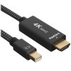 Кабель miniDisplayPort M-> HDMI M 4K@60Hz 1.8m Telecom,оплетка (TA562M-1.8M)