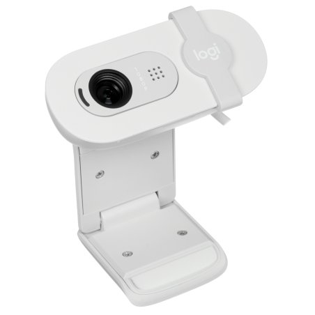 Веб-камера Logitech HD Webcam Brio 100 белый 2Mpix (1920x1080) USB-A с микрофоном (960-001618)