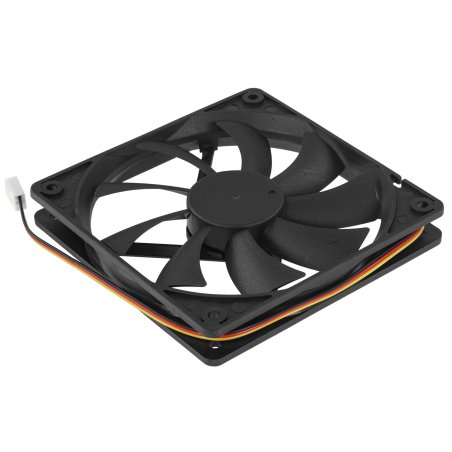 Вентилятор для корпуса 5bites FB12015S-12L3 черный, 120 x 120 x 15 мм, пластик, 1200 об/мин, 27 дБ, 3 pin