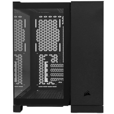 Компьютерный корпус без блока питания Case Corsair iCUE LINK 2500X RGb, Midi-Tower, TG, 2x120мм RGb, 2xUSB-A 3.2, 1xUSB 3.2 Type-C, mATX, mITX черный