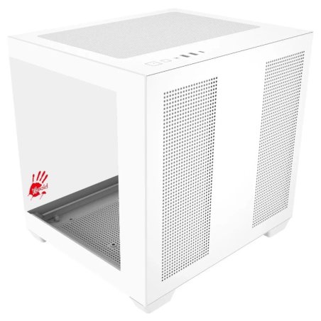 Компьютерный корпус Bloody CC-121 белый без БП mATX 7x120мм 1xUSB2.0 1xUSB3.0 audio