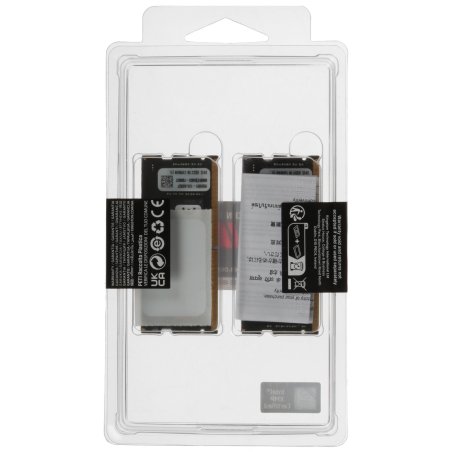 Оперативная память Kingston Fury Impact, DDR5, 16GB (2x8GB), 4800 MHz, CL38, SO-DIMM