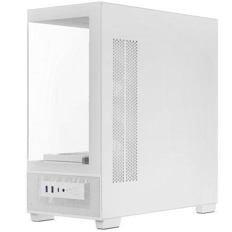 Компьютерный корпус XASTRA Q500M 6ARGb-C10-UC белый mATX/Aquarium/Screewless/ 6x120мм ARGb PWM FM fans/Argb+PWM HUB 10port/ Type-C/ Q500M-6FM12A-C10-UC-WH