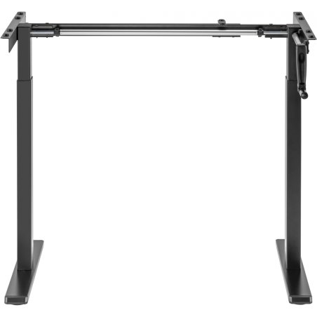 Подстолье Cactus CS-MDF-BK черный каркас черный 70x118x133 см