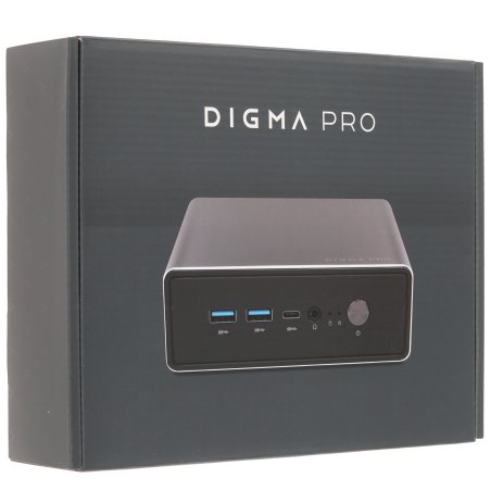 Мини ПК Digma Pro Minimax U1 i3 1315U (1.2) 16Gb SSD 512Gb UHDG Win11Pro GbitEth WiFi BT 60W темно-серый/черный (DPP3-ADXW02)