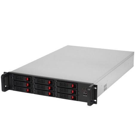 Серверный корпус ExeGate Pro 2U650-HS09 (RM 19", высота 2U, глубина 650, БП 2U-920ADS, 9xHotSwap, 2*USB)