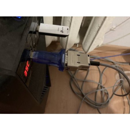 Переходник ORIENT Кабель-адаптер USS-102, USB Am to RS232 DB9M (chipset CH340), 1.2м, крепеж разъема - винты