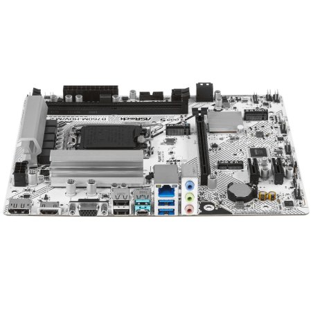 Материнская плата ASRock H610M-HVS/M.2 R2.0, LGA 1700, Intel H610, 2xDDR4, 4xSATA, 1xM.2, 1xPCIe 4.0 x16, 1xPCIe x1, 1xHDMI, 1xVGA, 1x 1Gb LAN, 4xUSB-A 2.0, 2xUSB-A 3.2 Gen 1, 3x3.5 мм, 7.1, mATX