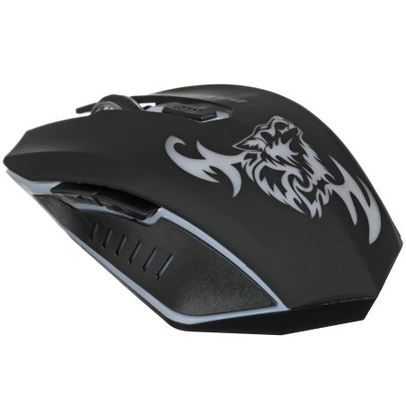 Мышь беспроводная Nakatomi MROG-15U черный, 1600 dpi, радиоканал, USB, кнопки - 6