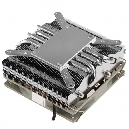 Кулер для процессора Thermalright AXP-90 X53 Full (4-pin PWM, 38mm, Cu/Cu, 4x6mm, 1x92mm, 42.58CFM, 22.4dBA, 2700RPM, S: 1851/1700/1200/115X, AM5/AM4, orange, red)