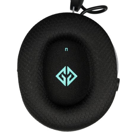 Наушники с микрофоном GMNG GG-HS405W черный мониторные BT/Radio/3.5мм оголовье