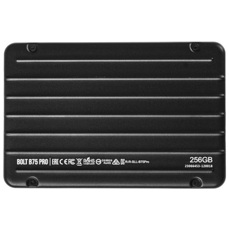 Внешний SSD Silicon Power Bolt B75 Pro, 256 Gb, USB 3.2 Gen 2 Type-C, R/W 520/420, черный