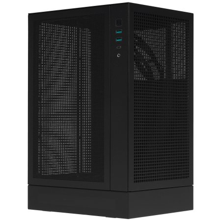 Компьютерный корпус Deepcool CH170 DIGITAL черный без БП mATX 1x120мм 1xUSB 2.0 1xUSB 3.0 audio bott PSU