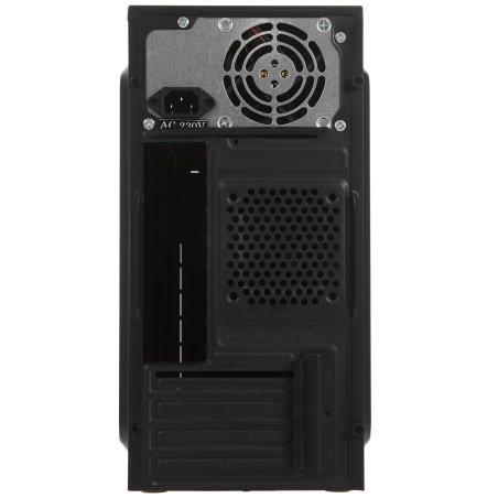 Компьютерный корпус Minitower ExeGate EX291140RUS BAA-105-01AAA350 (mATX, БП AAA350 с вент. 8см, 2*USB, аудио, черный)