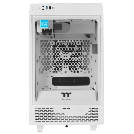 Компьютерный корпус Thermaltake The Tower 100 Snow CA-1R3-00S6WN-00 /White/Win/SPCC/Tempered Glass*3