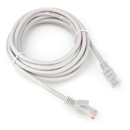 Патч-корд LSZH UTP Cablexpert PP31-3M кат.5e, 3м, литой, многожильный, серый