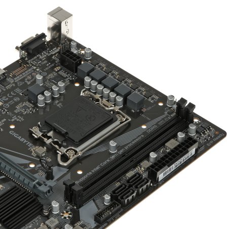 Материнская плата Gigabyte H610M H V3 DDR4, LGA 1700, Intel H610, 2xDDR4, 4xSATA, 1xM.2, 1xPCIe 4.0 x16, 1xPCIe x1, 1xHDMI, 1x 1Gb LAN, 2xUSB-A 3.2 Gen 1, 4xUSB-A 2.0, 3x 3.5 мм, 7.1, mATX