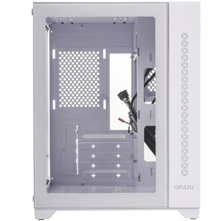 Компьютерный корпус Ginzzu V400 RGb белый