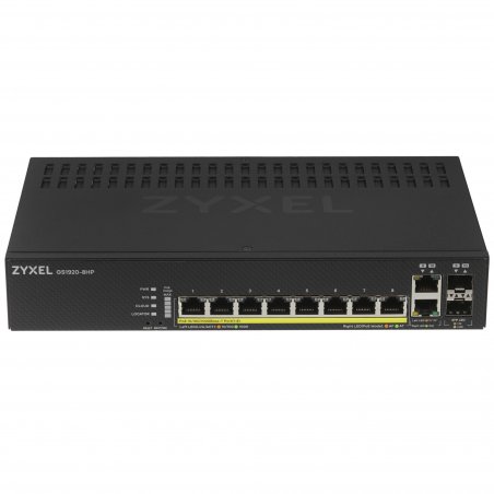 Коммутатор Zyxel NebulaFlex GS1920-8HPV2-EU0101F 8G 8PoE+ 130W управляемый