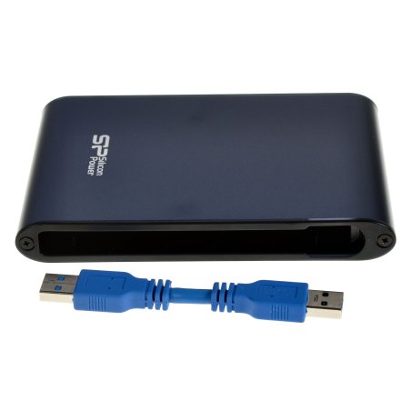 Внешний HDD 2.5" Silicon Power Armor A80, 2TB, USB 3.2 Gen 1 Type-A, 5400 rpm, синий